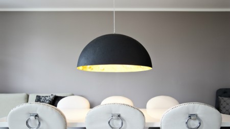 Lampadario design a sfera