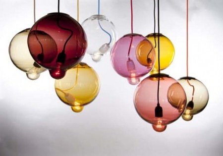 lampada design colorata